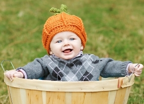 PDF Baby Hat Pumpkin Hats PATTERN - Crochet Pattern - Textured Pumpkin Hat Tutorial - Pumpkin Hat Pattern -by JoJosBootique