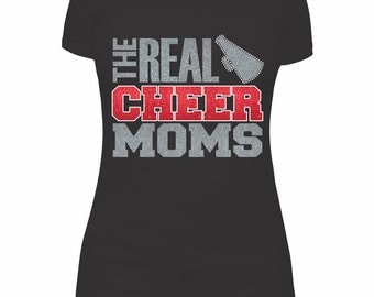 Real Cheer Moms SVG and DXF Cut Files - Instant Download