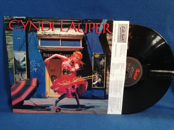 Vintage Cyndi Lauper Shes So Unusual Vinyl 