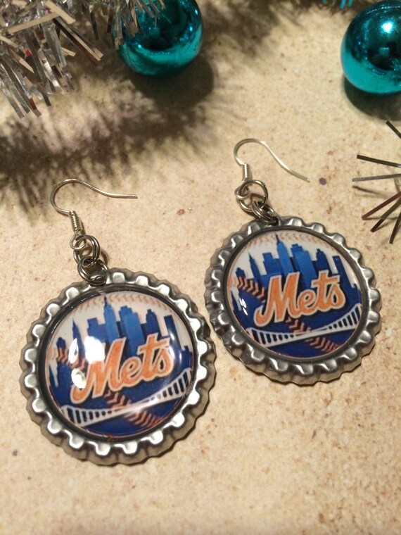 New York Mets Earrings New York Mets Baseball Earrings New