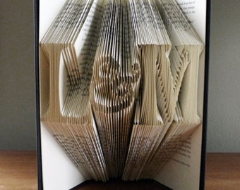 Folded Book Art Custom Made By Luciana Frigerio by 