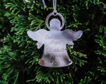 Guardian Angel Ornament Personalized Chistmas Ornaments First Christmas