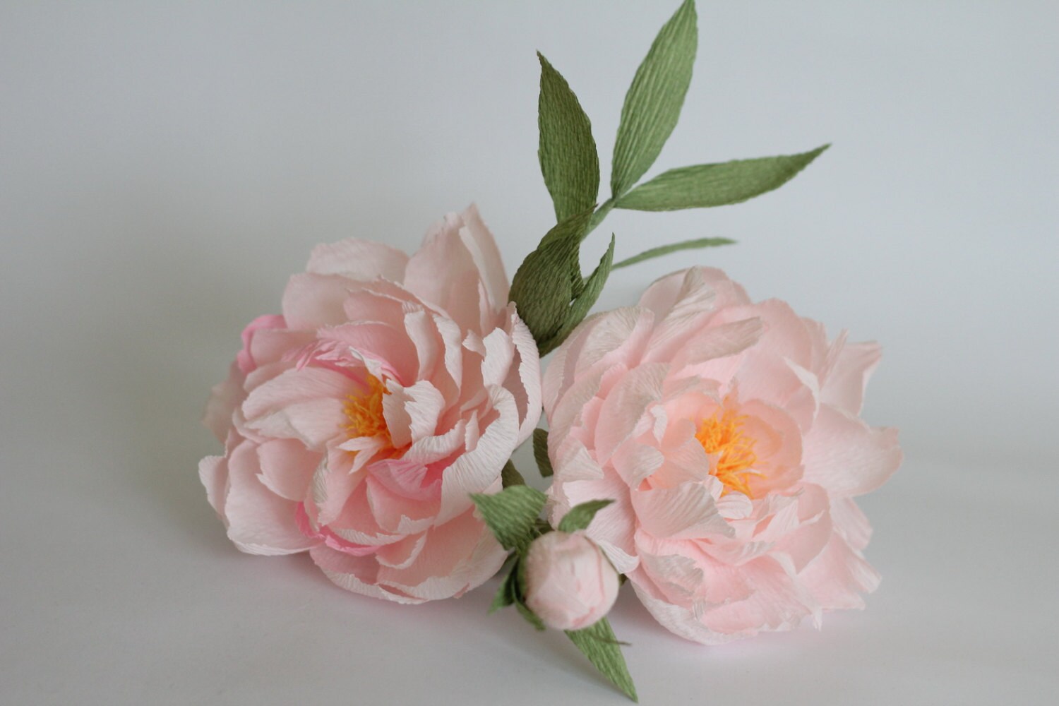 wedding peonies paper roses paper flowers paper flower bouquet