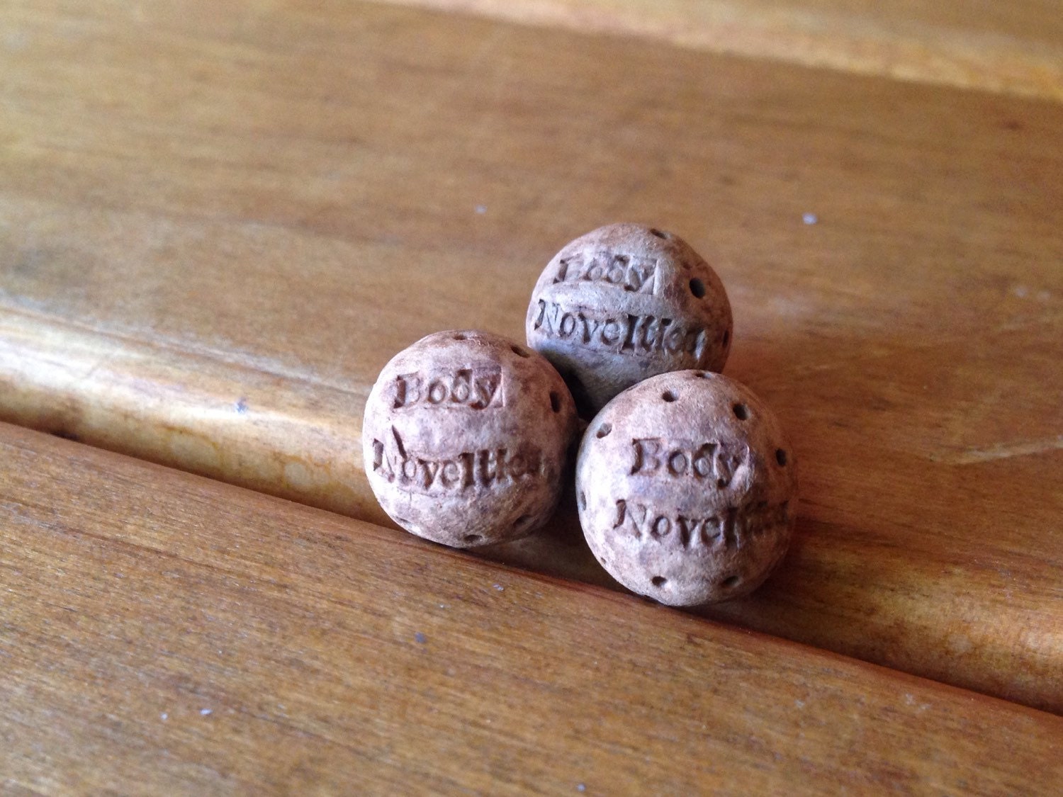 Set 3 handmade clay Diffuser Balls essential oil balls