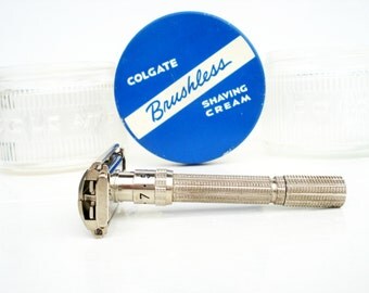 Vintage Gillette Adjustable I-2 Metal Razor