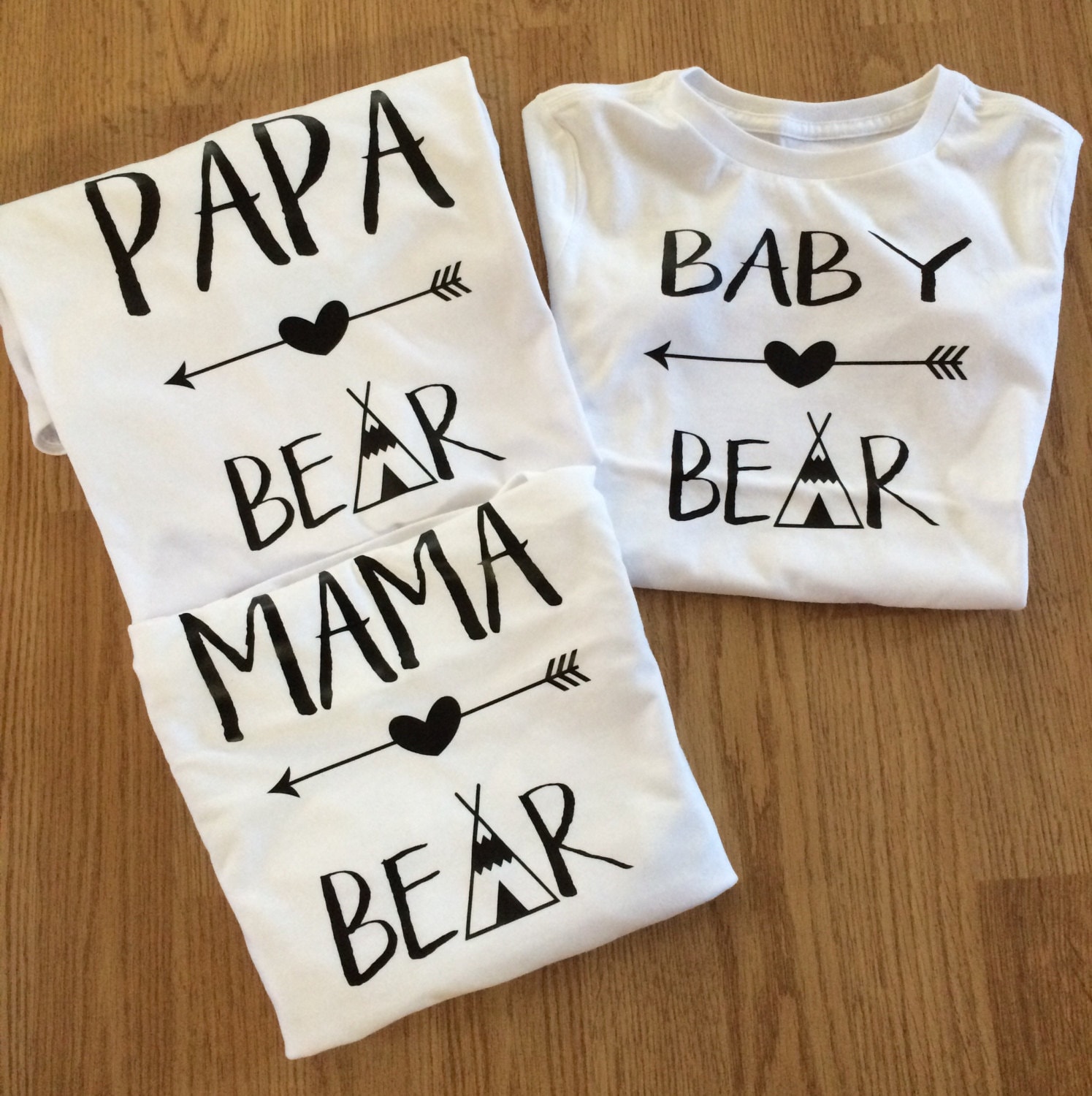 mama and papa bear shirt