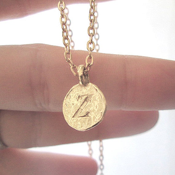 Z personalized girlfriend z gold plated jewelry unique z