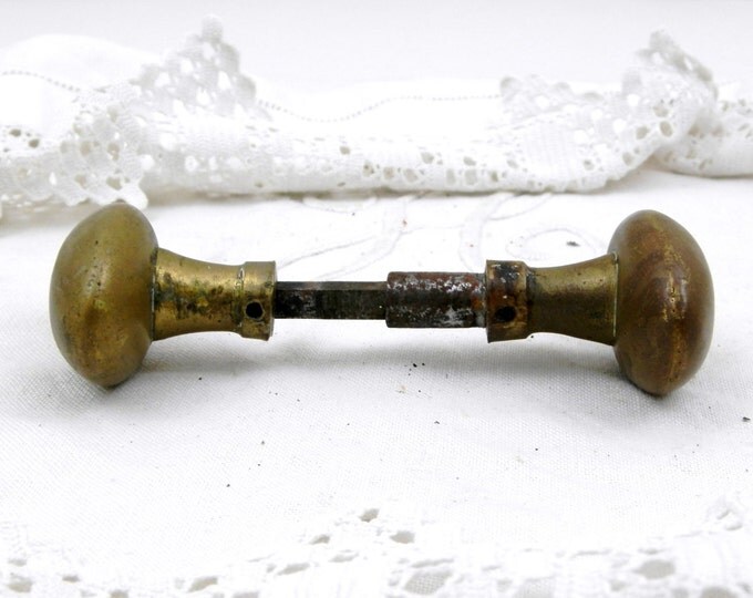 Antique French Brass Pair Door Knobs Handle / French Decor / Cottage Country Chic / Home Diy / Chateau Chic / Vintage French / French Home Antique French Brass Pair Door Knobs Handle / French Decor / Cottage Country Chic / Home Diy / Chateau Chic / Vintage French / French Home
