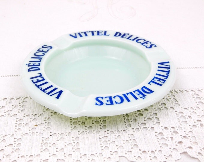 Vintage French Opaque Mint Green Glass Bistro Publicity Vittel Délices Ashtray, Mid Century, French Design, Retro Vintage Home Interior, Vintage French Opaque Mint Green Glass Bistro Publicity Vittel Délices Ashtray, Mid Century, French Design, Retro Vintage Home Interior,