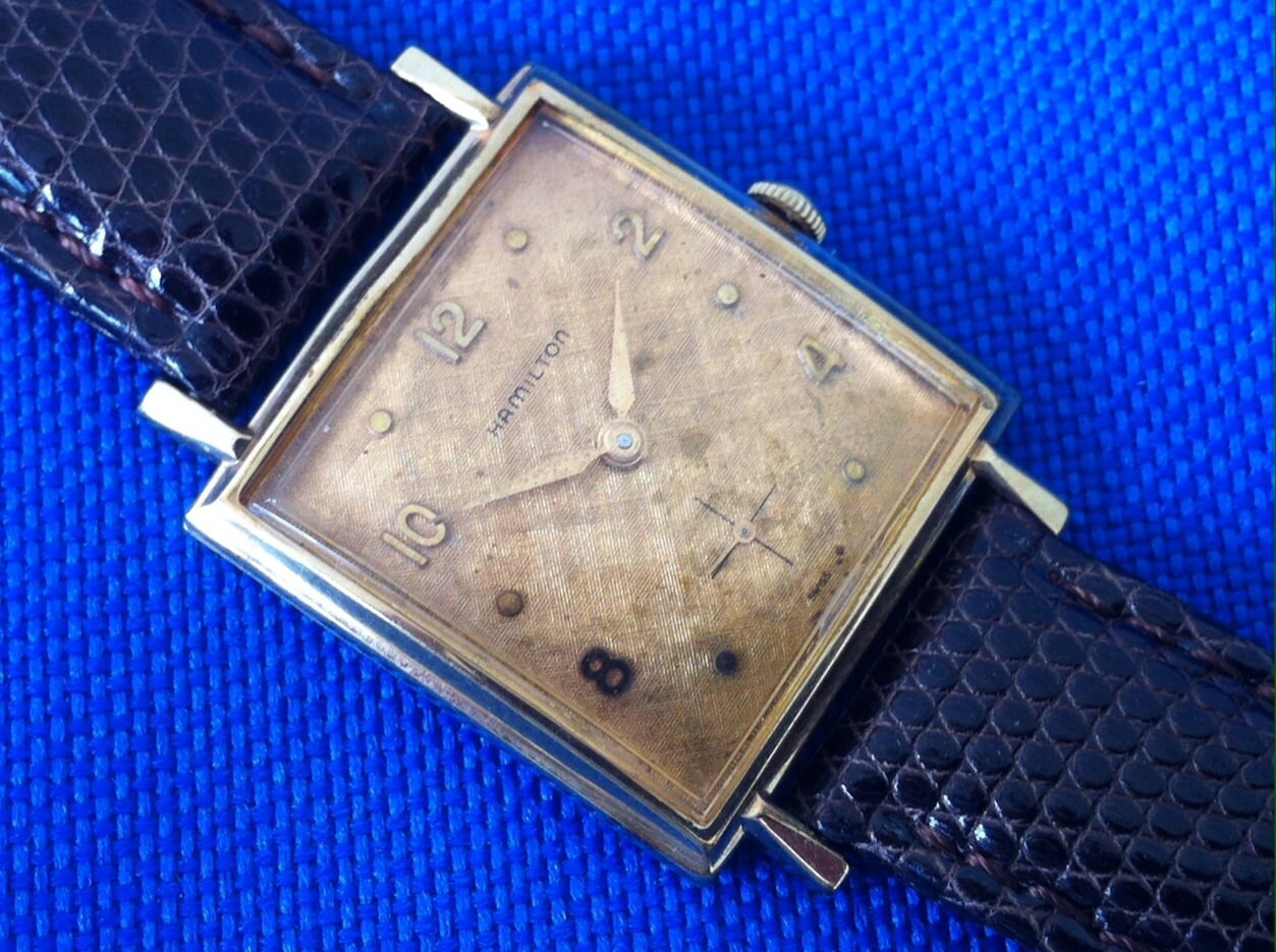 hamilton watch rectangular