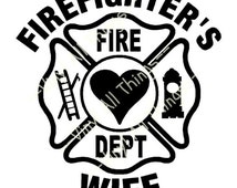 Popular items for fire wife decal on Etsy