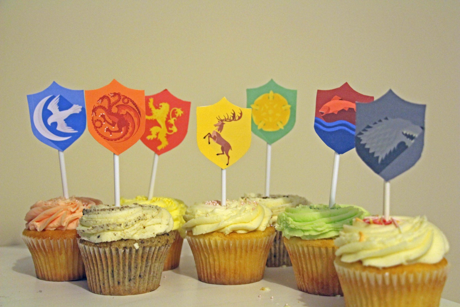 Game of Thrones GOT Cupcake toppers cake decorations
