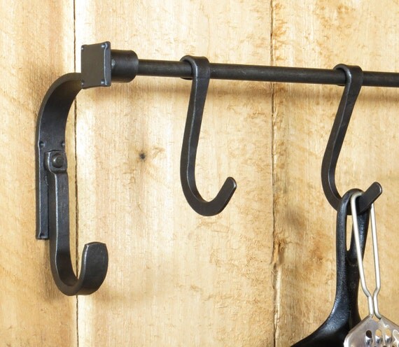 Pot Rack Hook S Hooks Iron Skillet Display Pot By Echohillforge