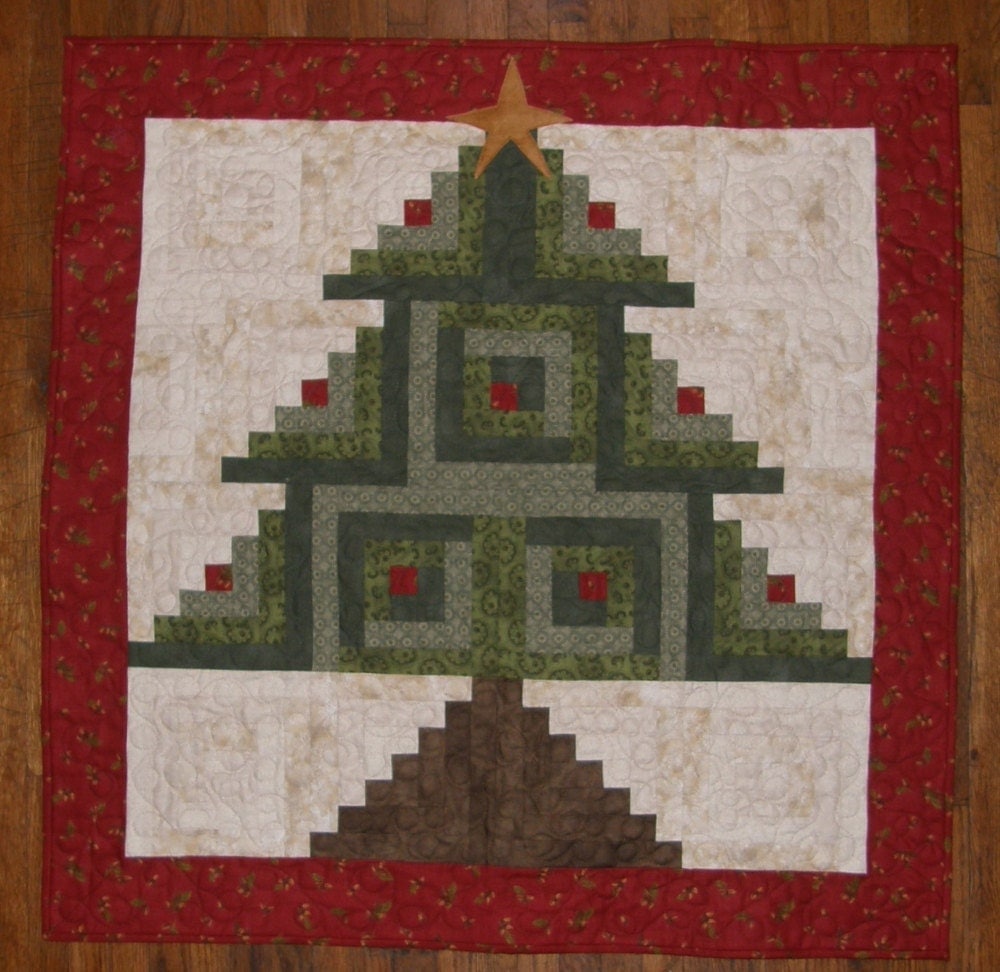 christmas tree quilted wall hanging red green cream quilt christmas tree quilted wall hanging red green cream quilt