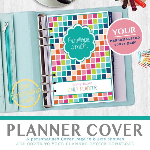 Printable Daily Planner Cover Page Printable Daily Planner Cover Page