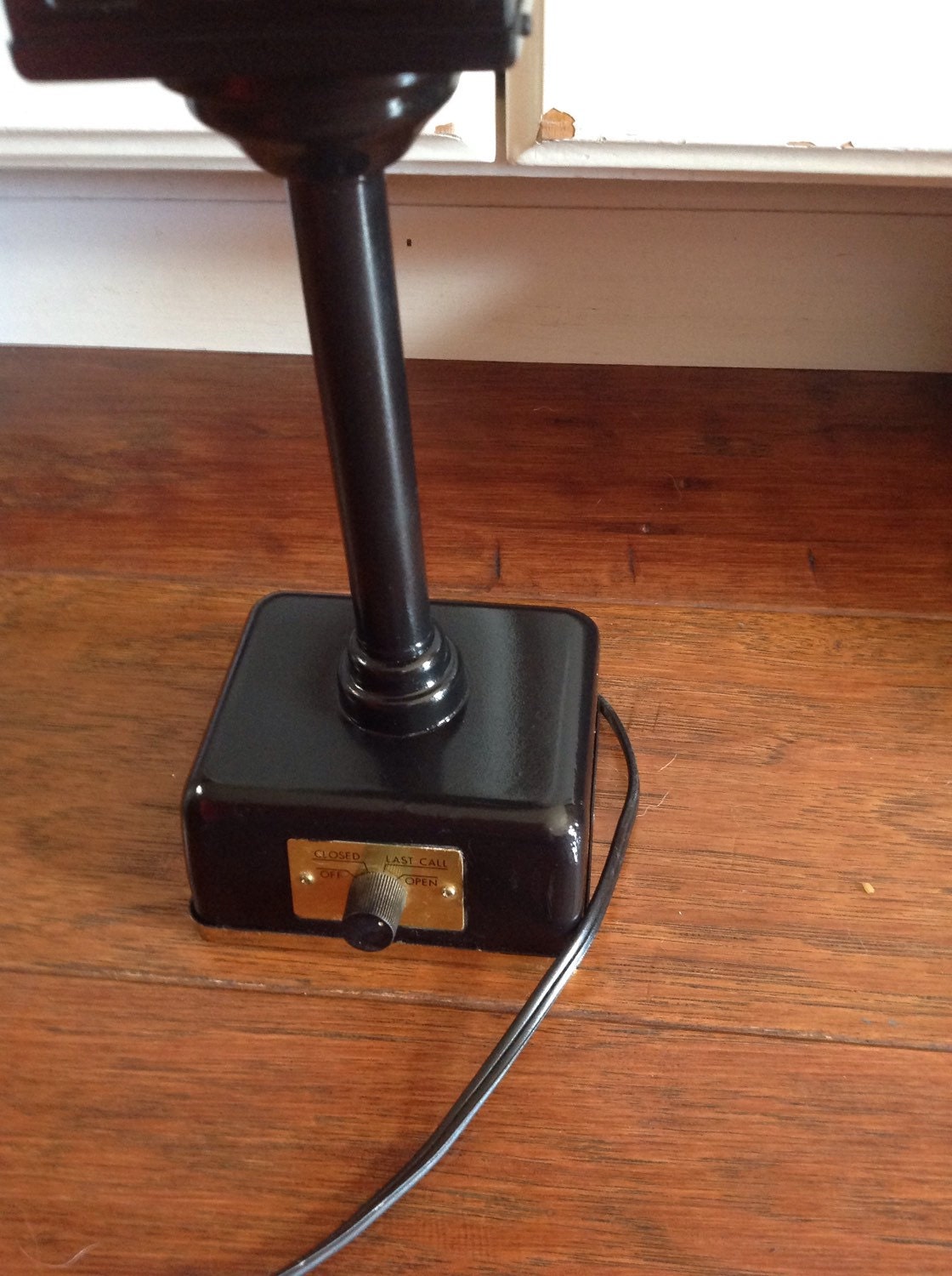 Upcycled Vintage Traffic Signal Stop Light BAR IS OPEN