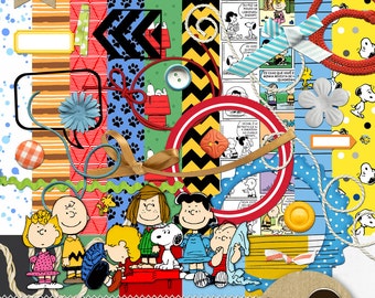 Snoopy & Charlie Brown Scrapbook Kit