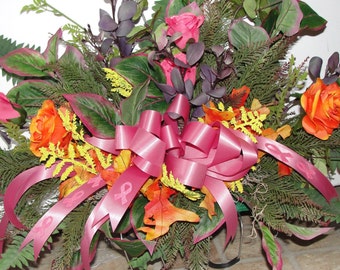 Mothers Day Silk Cemetery Flowers Grave Floral Memorial