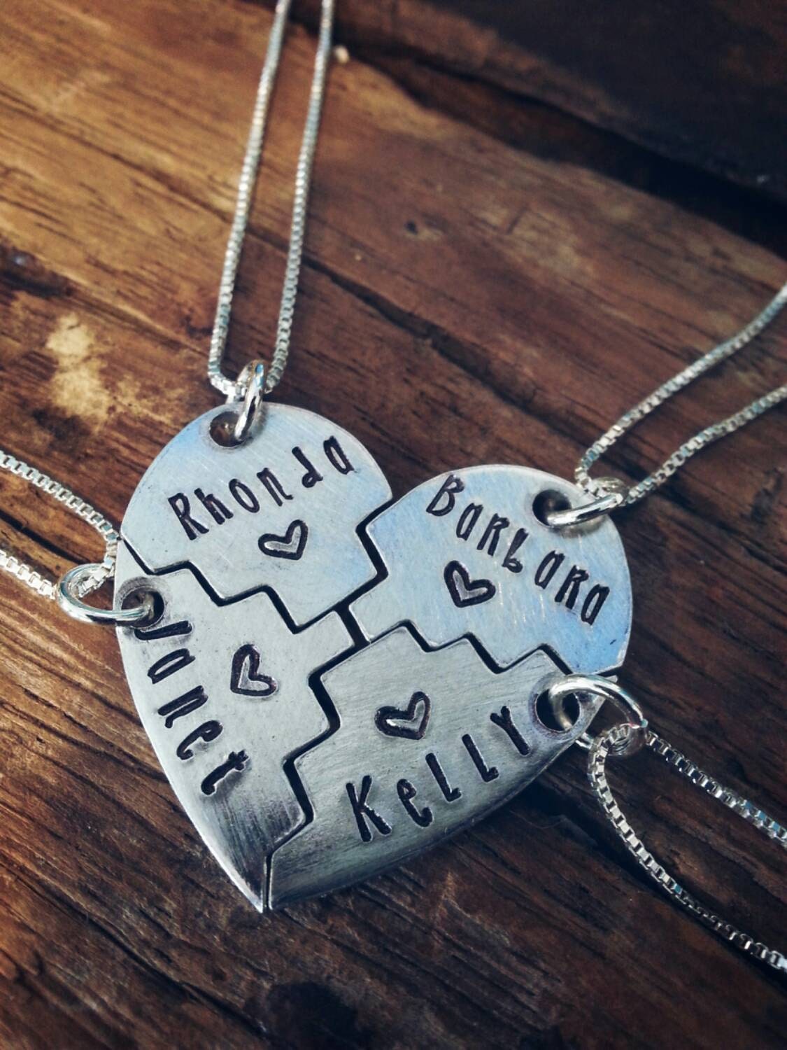 Sister Necklace Matching Little Sister Middle Sister and Big