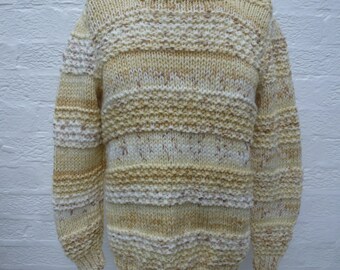 Handmade jumper knit sweater womens clothing vintage gift winter chunky jumper sweater 90s top urban chunky top womens fashion vintage indie