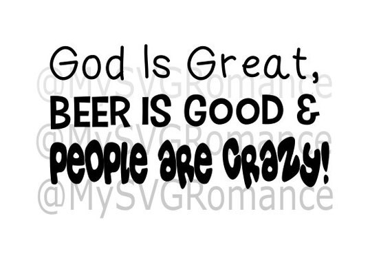 god is great beer is good shirt