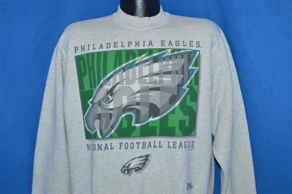 vintage philadelphia eagles crewneck sweatshirt