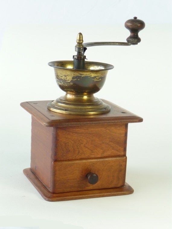 Antique French Peugeot Freres Coffee Grinder by DazzleVintage