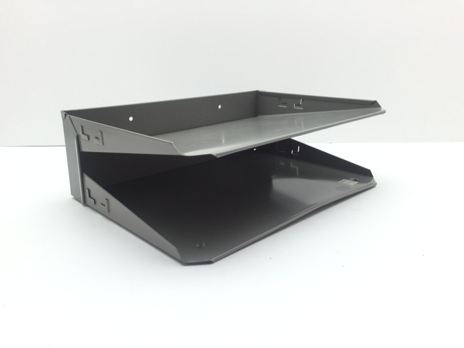 Vintage Metal Desk Organizer Hunt Desk File Organizer