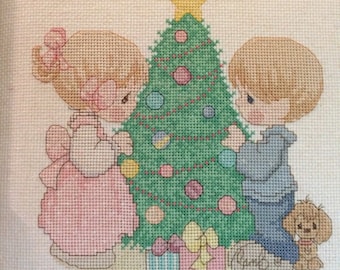 Cross stitch precious moments christmas