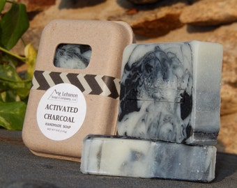 Activated Charcoal Soap - Charcoal Soap - Facial Soap - All Natural Soap - Handcrafted Soap - Shea Butter - Moisturizing Soap - Tea Tree -
