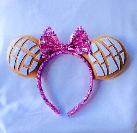 Concha Pan Dulce Disney Minnie Mouse Ears Headband