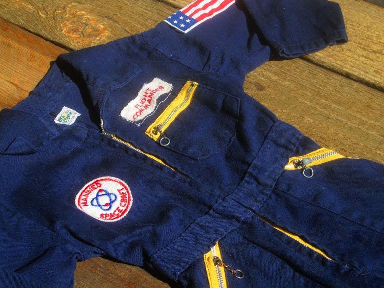 Vintage 60s Kids Size 4 Astronaut NASA Outfit Halloween Patriot – Haute ...