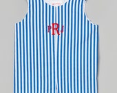 Blue Stripe Shortall by Remember Nguyen