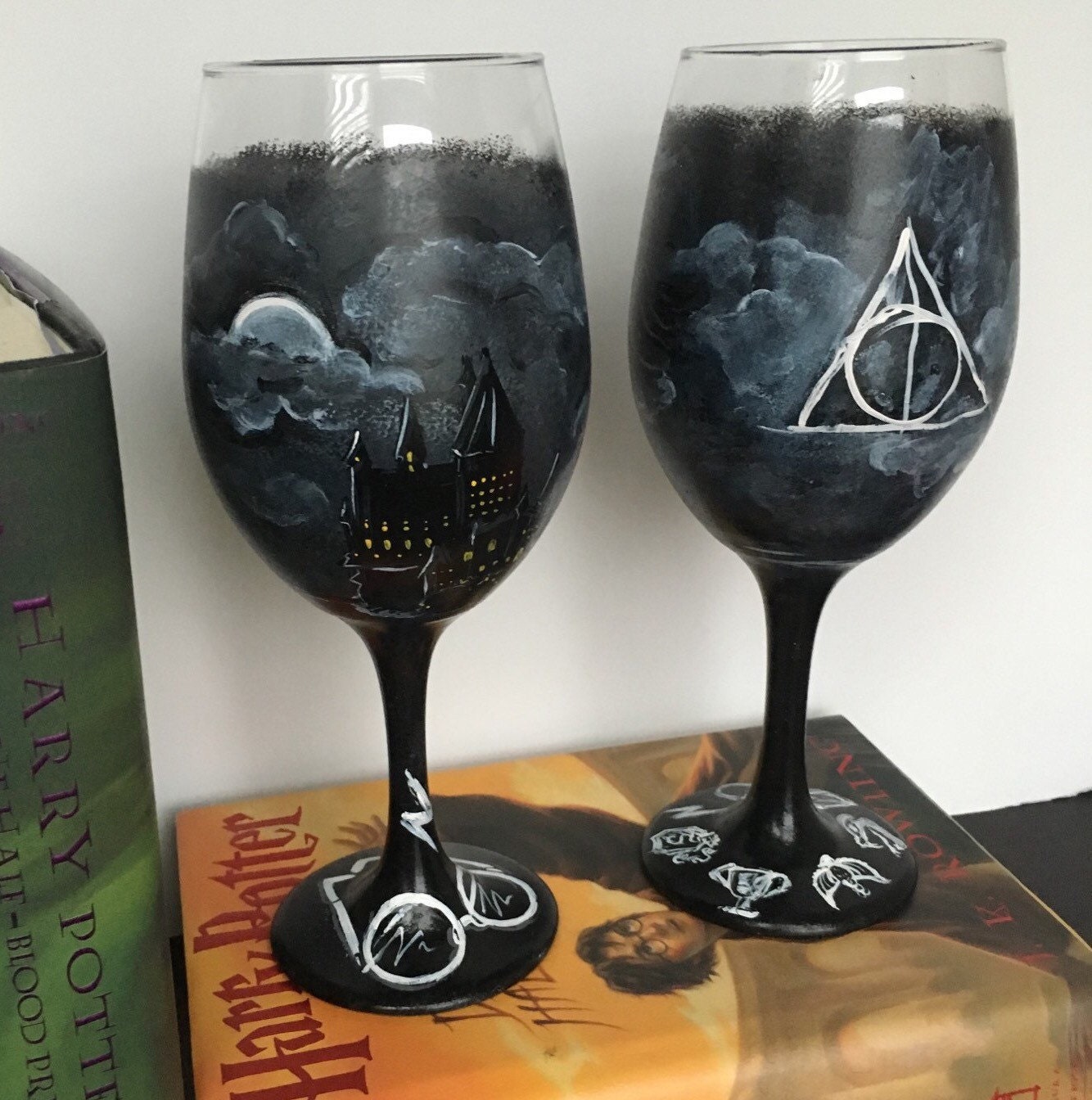 Hogwarts Castle Wine Glass Harry Potter Wine Glass