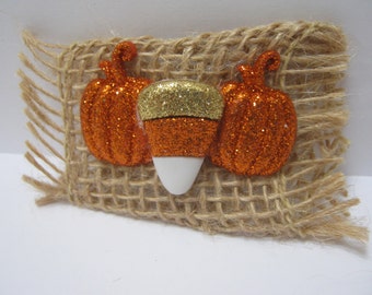 Handmade Candy Corn And Pumpkin Halloween Brooch Halloween Jewelry Halloween Pin Fall Brooch Pumpkin Brooch Woman Teen Gifts
