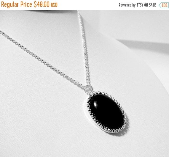 black onyx pendant necklace black onyx pendant necklace
