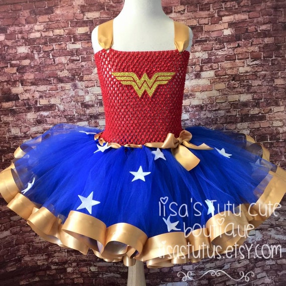 Wonder woman tutu Wonder Woman dress Wonder Woman Costume