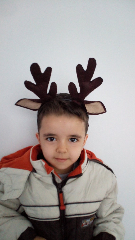 Felted Reindeer hornReindeer hornDeer Ears with by xfunnyx