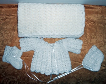 Baby Blanket and Sweater Set FREE SHIPPING!! (US Only)