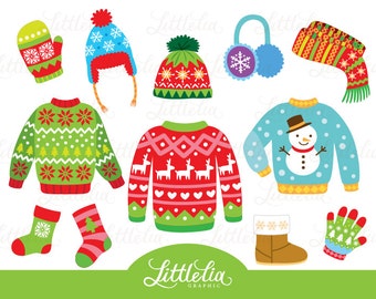 Ugly Christmas sweater - Christmas Clothing clipart - 15075