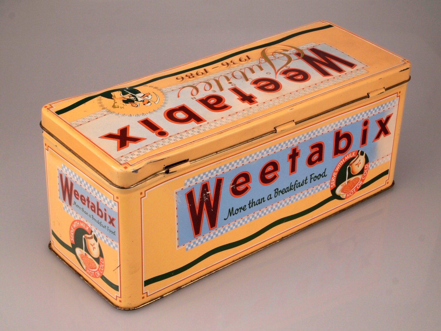 Vintage Weetabix Tin Commemorative Jubilee 1936 to 1986