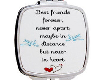 Best Friends Mirror Compact/ Pocket Mirror