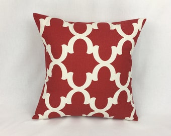 Red Pillow Covers - Red Pillow Cover - Red Throw Pillow Cover - Red Square Throw Pillow