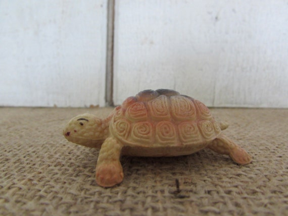 Items similar to Vintage Thin Plastic Hollow Turtle, Old Thin Plastic ...