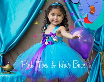 Princess Jasmine Dress- Princess jasmine costume- Princess jasmine tutu dress