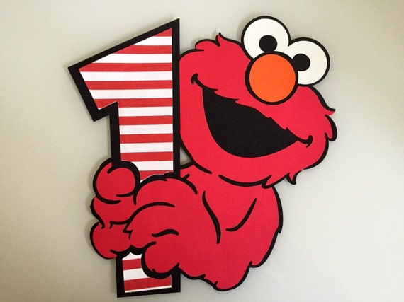 first birthday elmo sesame street