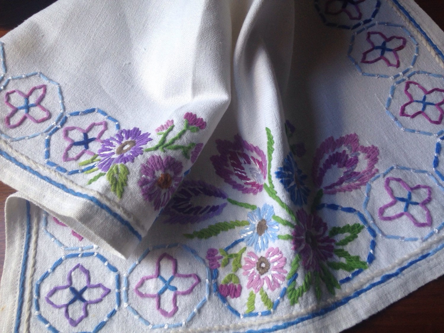 Antique Tablecloth Arts and Crafts Tablecloth Antique