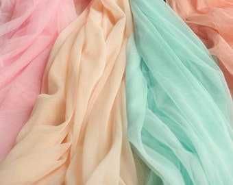 Tulle Fabric Wedding Tulle Wholesale Tulle By The Yard Tulle Roll Tutu Supplies Bridal Tulle Ivory Tulle Wedding Fabric Net Fabric 39.3"