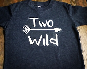 Boys 2nd Birthday Shirt - 2nd Birthday Shirt Boy - Two Wild Shirt - 2nd Birthday Boy - 2 Year Old Birthday - Two Year Old Birthday Shirt