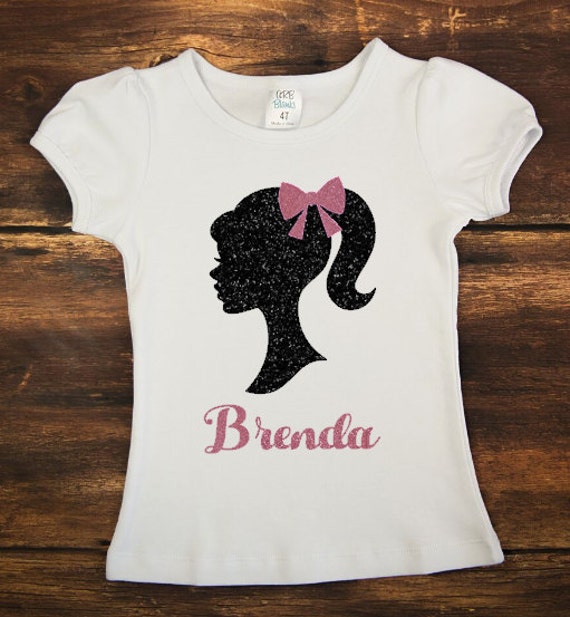 Barbie Shirt Barbie Birthday Party Barbie By Thecutestcottons